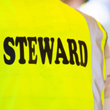 servizio di sicurezza con steward